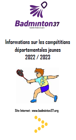 Plaquette compétitions jeunes 2022 - 2023