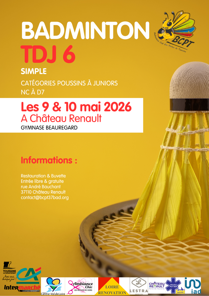 TDJ 6 (Chateau Renault) Poussins + Elite + Espoirs
