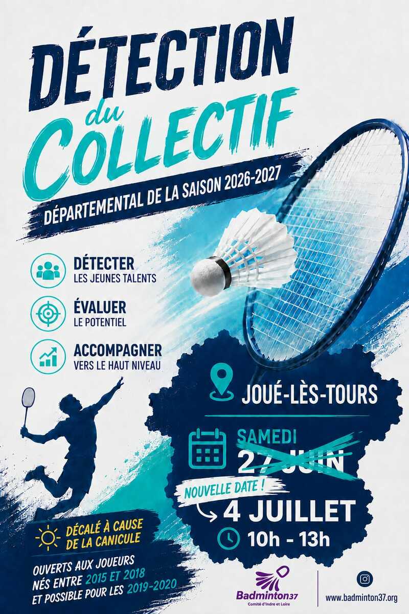 Détection Collectif Départemental 2026 2027 / Changement de date