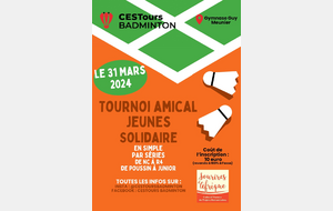 Tournoi jeunes solidaire CEST