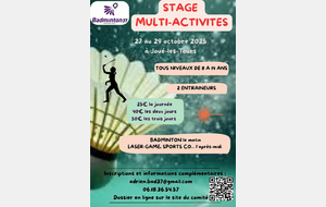 Stage Multi activités Comité (Joué les Tours)