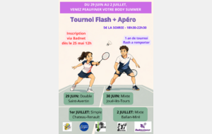 Tournoi Nocturne Flash 7 en Simples (Chateau Renault) (Château-Renault)
