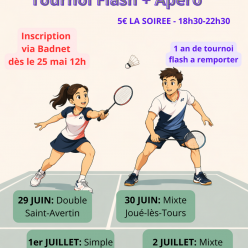 Tournoi Nocturne Flash 6 en Mixte (Joué les Tours) (Joué-lès-Tours)